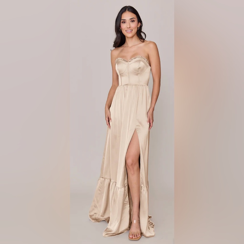 Revelry Valentina Satin Dress